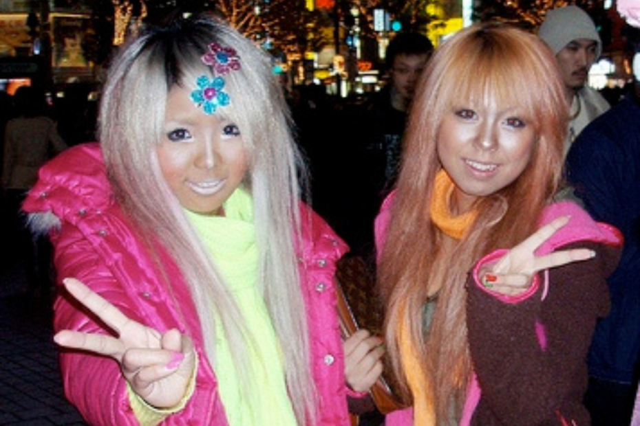maquiagem ganguro