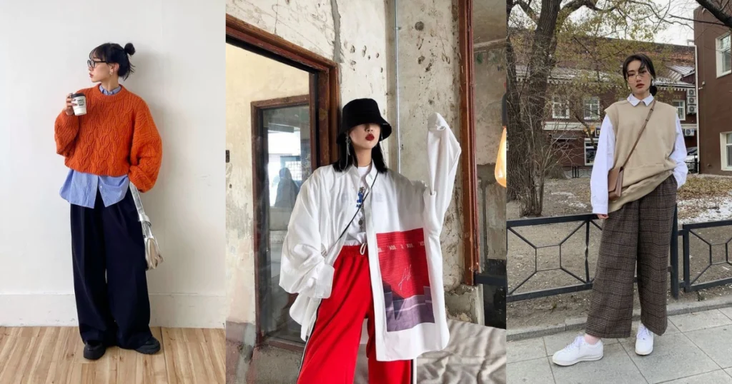 Conforto e estilo (oversized e camadas)