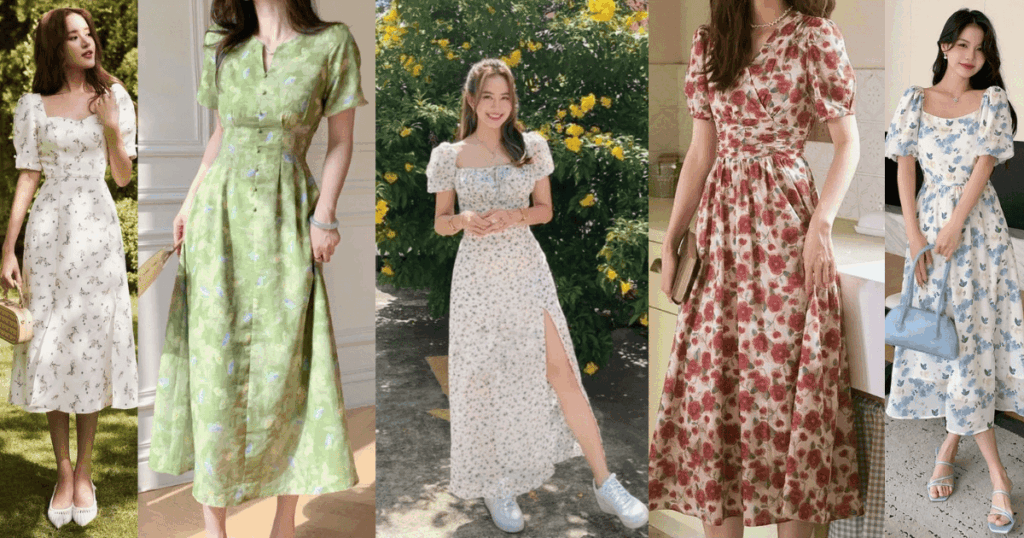 vestidos florais