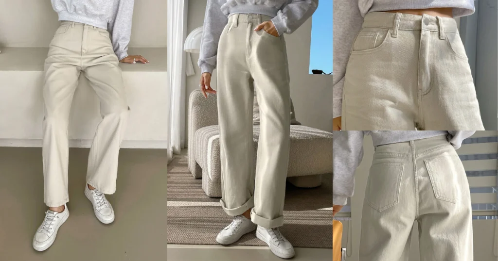Jeans wide leg