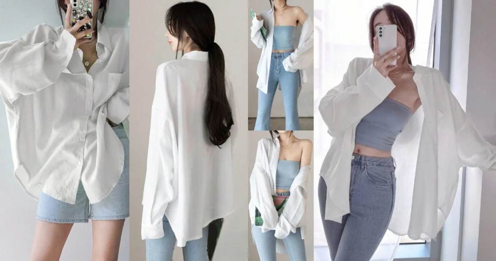 Camisa oversized